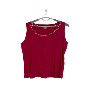 Bundle of 3 Tank Tops - Yellow, Red & Pink - Size 26/28